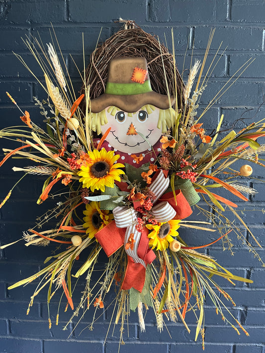 Scarecrow wreath